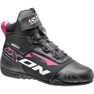 508112005-1019-women-s-motorcycle-sneakers-ixon-ranker-waterproof-black-white-fushia