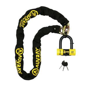 151485-motorcycle-chain-lock-auvray-xtrem-mini-1-4-m-black-yellow-1-4-m