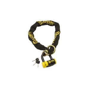 xtremmini-cnh12l12-chain-lock-auvray-xtrem-sra-lasso-black-yellow-120-cm