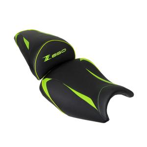 5374zla-motorcycle-saddle-stam-black-quilted-cabon-celadon-green-fluro-yellow-trim-one-size