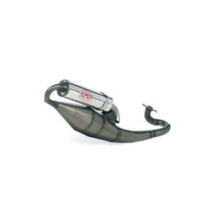 4159-scooter-muffler-leovince-tt-peugeot-50-ludix-blaster-jet-force-dtsi-i-e-speedfight-silver-black-one-size