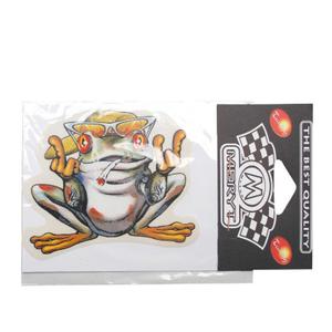 1346-motorcycle-stickers-meryt-dessin-frogec-petd-green-yellow-10x8-5-cm