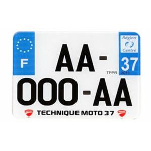 1102326-pack-of-10-motorcycle-license-plates-for-department-81-ppi-siv-white-black-210x130-mm