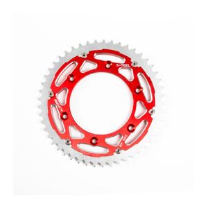 c-sr0289-cr-bi-metal-motorcycle-anti-mud-crown-s-teel-honda-520-red-silver