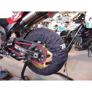 1088176001-self-adjusting-front-motorcycle-tire-cover-vector-security-home-track-evo2-black-one-size